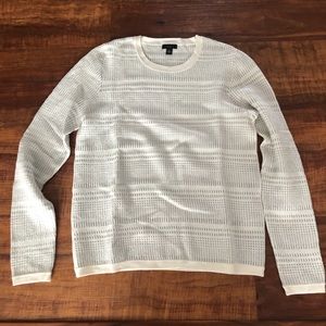 Sparkling white sweater